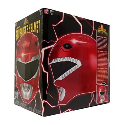 Capacete Power Rangers Mighty Morphin Vermelho
