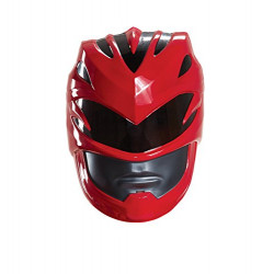 Capacete Power Rangers Mighty Morphin Vermelho Luxo