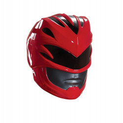 Capacete Power Rangers Mighty Morphin Vermelho Luxo