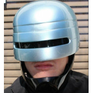 Capacete Robocop Luxo Prata