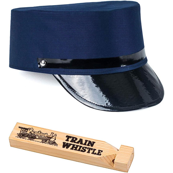 Chapéu de Maquinista Condutor de Trem Adulto Chapéu de Maquinista Condutor de Trem Adulto