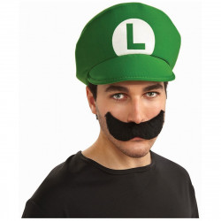 Chapéu Luigi Boné e Bigode