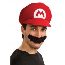 Chapéu Mário Boné e Bigode