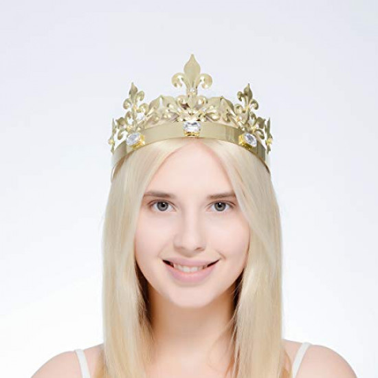 Coroa de Rei Dourada Clássica