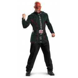 Fantasia Adulto Caveira Vermelha do Capitão América Luxo