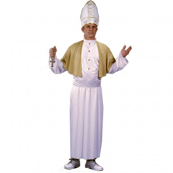 Fantasia Adulto de Papa Católico Fantasia Adulto de Papa Católico