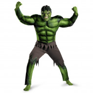 Fantasia Adulto Incrível Hulk com Músculo Luxo
