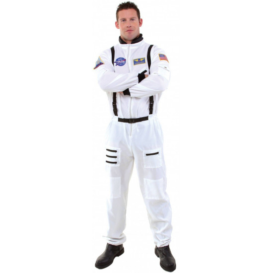 Fantasia Adulto Macacão de Astronauta Luxo Fantasia Adulto Macacão de Astronauta Luxo