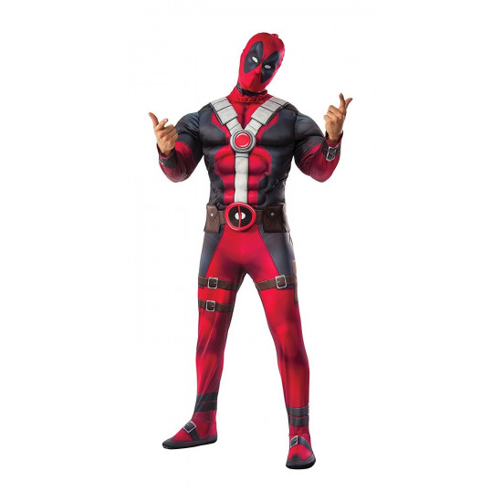 Fantasia Adulto Masculina Deadpool Filme Luxo Fantasia Adulto Masculina Deadpool Filme Luxo