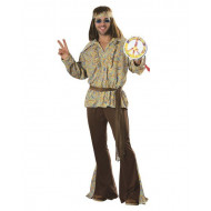 Fantasia Adulto Masculina Hippie Anos 70