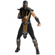 Fantasia Adulto Masculina Scorpion Mortal Kombat