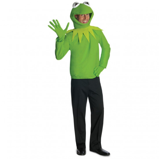 Fantasia Adulto Muppets Vila Sésamo Caco Kermit