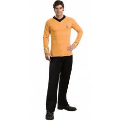 Fantasia Adulto Star Trek Amarelo Clássico