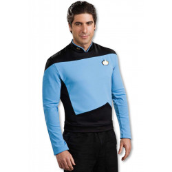 Fantasia Adulto Star Trek Azul nova Geração