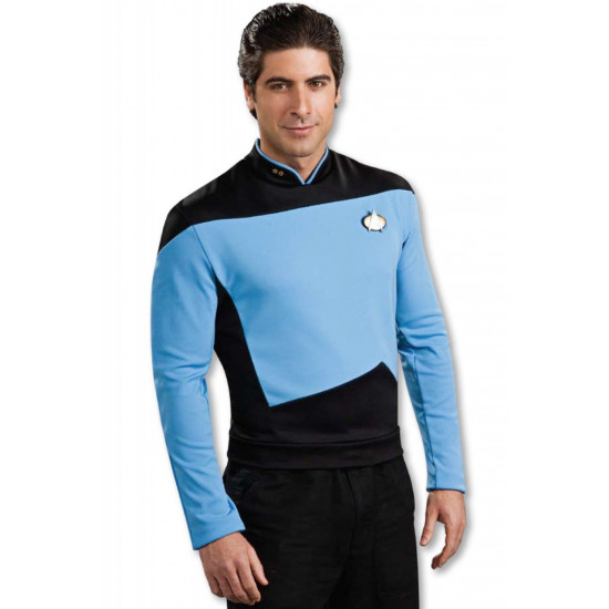 Fantasia Adulto Star Trek Azul nova Geração Fantasia Adulto Star Trek Azul nova Geração