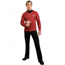 Fantasia Adulto Star Trek Vermelha Clássica
