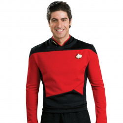 Fantasia Adulto Star Trek Vermelha Nova Geração
