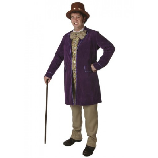 Fantasia Adulto Willy Wonka Elite Fantasia Adulto Willy Wonka Elite