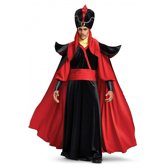 Fantasia Aladdin Jafar Disney Adulto Luxo Fantasia Aladdin Jafar Disney Adulto Luxo