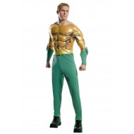 Fantasia Aquaman Adulto Luxo