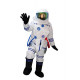 Fantasia Astronauta do Espaço Adulto Mascote Branco