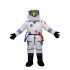 Fantasia Astronauta do Espaço Adulto Mascote Branco