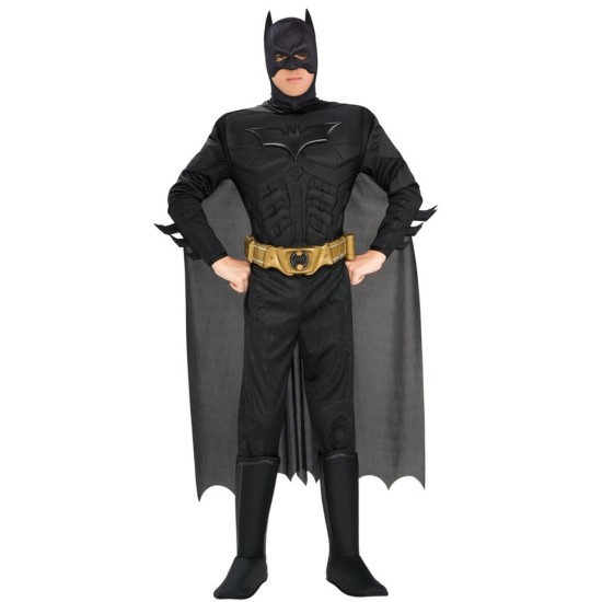Fantasia Batman Dark Knight Infantil com Músculos Luxo 