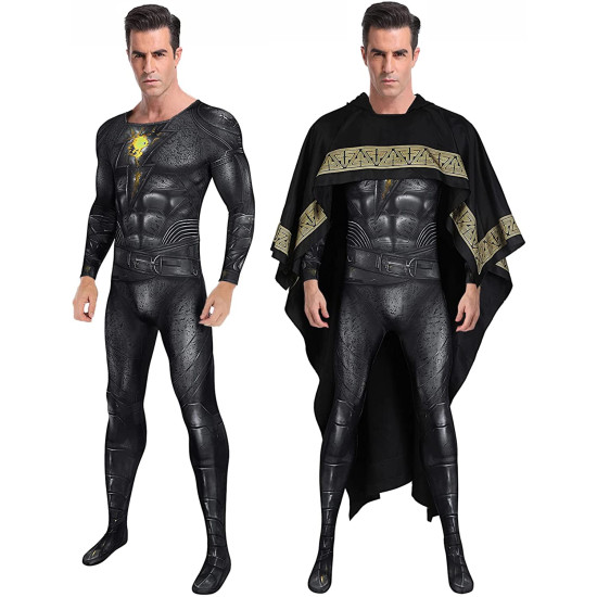 Fantasia Black Adam Adulto Luxo