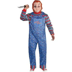 Fantasia Boneco Assassino Chucky Adulto Luxo