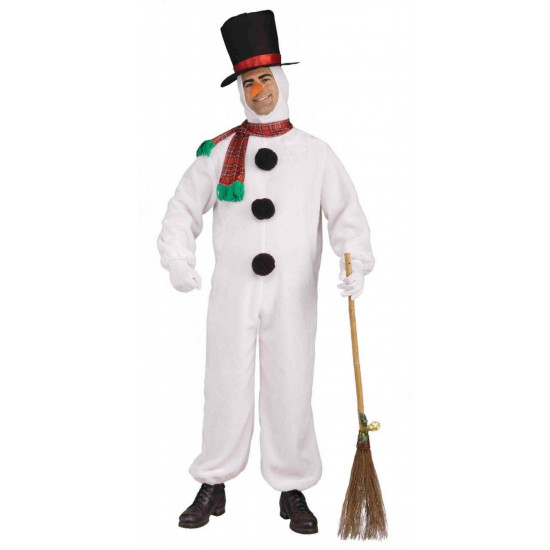 Fantasia Boneco de Neve Snow Man Natal Adulto