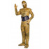 Fantasia C-3PO Robô Star Wars VIII  Adulto Luxo