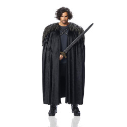 Fantasia Capa e Estola Jon Snow Game of Thrones Luxo