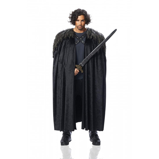 Fantasia Capa e Estola Jon Snow Game of Thrones Luxo