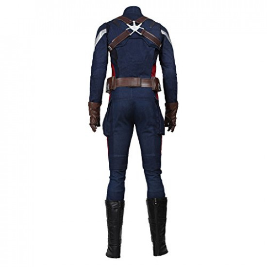 Fantasia Capitão América Soldado de Inverno Adulto Teatrical Fantasia Capitão América Soldado de Inverno Adulto Teatrical