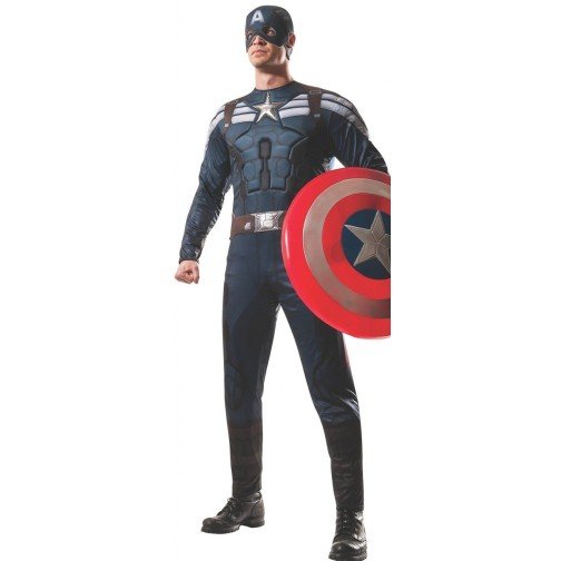 Fantasia Capitão América soldado do Inverno Adulto Fantasia Capitão América soldado do Inverno Adulto