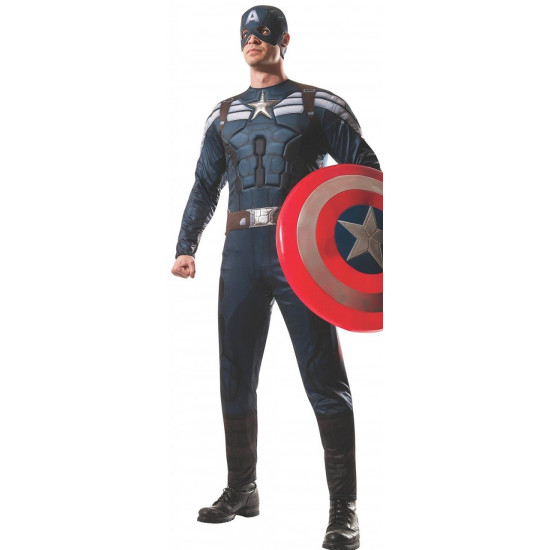 Fantasia Capitão América soldado do Inverno Adulto Fantasia Capitão América soldado do Inverno Adulto