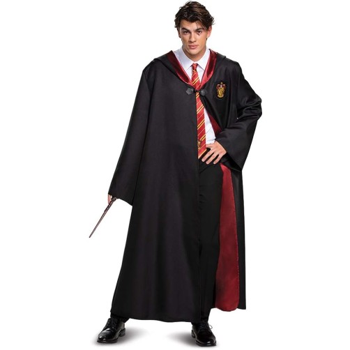 Fantasia Casa Hogwarts Manto Luxo Harry Potter Adulto Fantasia Casa Hogwarts Manto Luxo Harry Potter Adulto