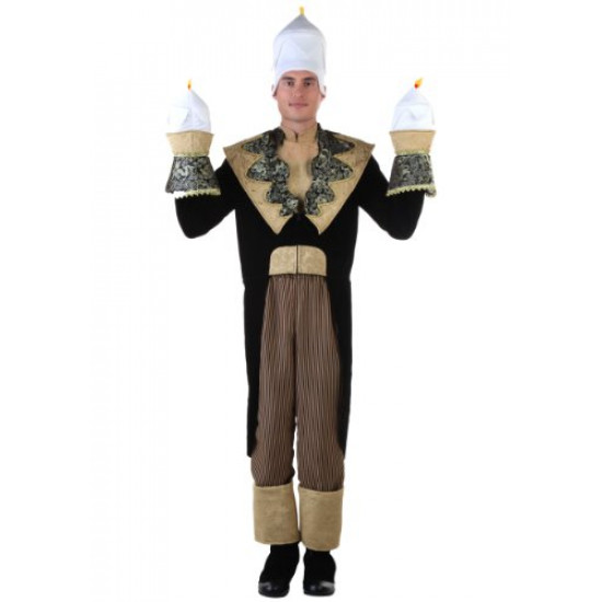 Fantasia Castiçal Lumière Bela e a Fera Adulto