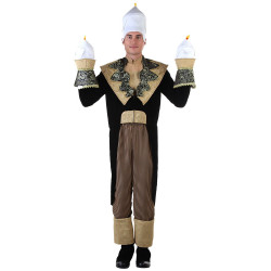 Fantasia Castiçal Lumière Bela e a Fera Adulto