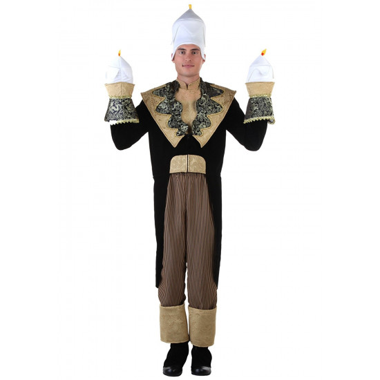 Fantasia Castiçal Lumière Bela e a Fera Adulto