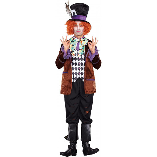 Fantasia Chapeleiro Maluco Adulto Alice no País das Maravilhas Elite Fantasia Chapeleiro Maluco Adulto Alice no País das Maravilhas Elite