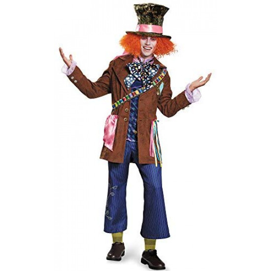 Fantasia Chapeleiro Maluco Adulto Alice no País das Maravilhas Luxo Fantasia Chapeleiro Maluco Adulto Alice no País das Maravilhas Luxo