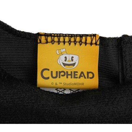 Fantasia Cuphead Mugman Adulto Vermelho Fantasia Cuphead Mugman Adulto Vermelho