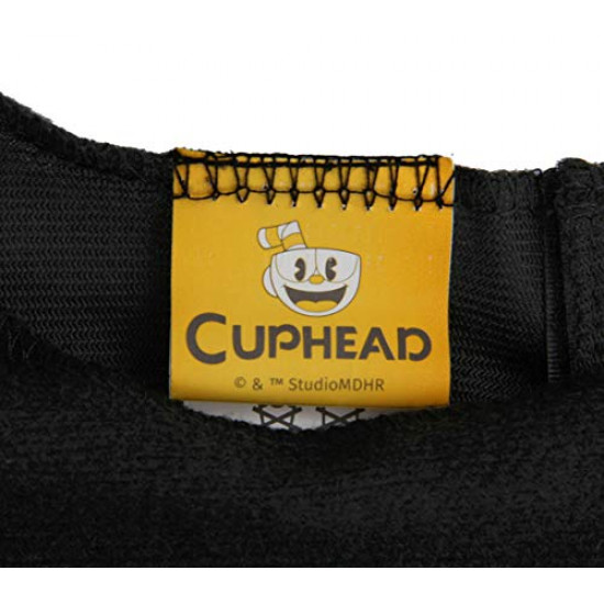 Fantasia Cuphead Mugman Adulto Vermelho Fantasia Cuphead Mugman Adulto Vermelho