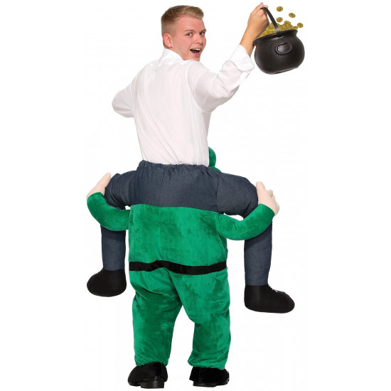 Fantasia de Montar Gnomo Leprechaun Me Carregando Adulto Fantasia de Montar Gnomo Leprechaun Me Carregando Adulto