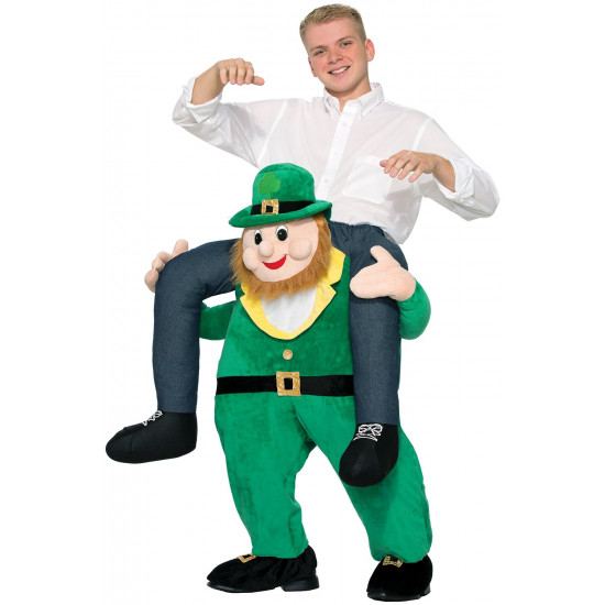 Fantasia de Montar Gnomo Leprechaun Me Carregando Adulto Fantasia de Montar Gnomo Leprechaun Me Carregando Adulto