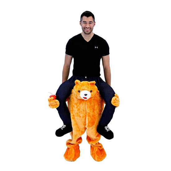 Fantasia de Montar Urso Me Carregando Adulto Fantasia de Montar Urso Me Carregando Adulto