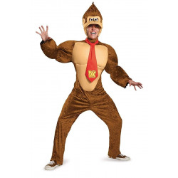 Fantasia Donkey Kong Adulto Super Mario Luxo