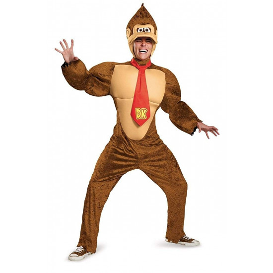 Maschera Donkey Kong Adulti - Costume Ufficiale Mario Bros - Foto 8
