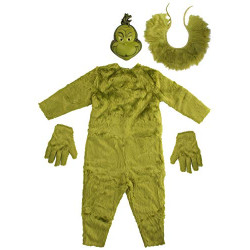 Fantasia Dr Seuss Grinch Adulto Luxo